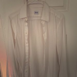Armani collezioni white dress shirt
